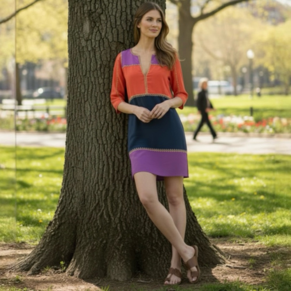 BCBGMaxAzria Aida’s 100% Silk Dress - Picture 3 of 11